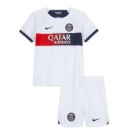 Dětský fotbalový dres Paris Saint-Germain 2023-24 Venkovní Krátký Rukáv (+ trenýrky)